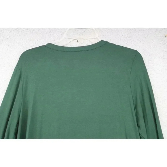 J. Jill Wearever Collection Dark Green Button-Up Dress-Size Medium-Long Sleeves - Picture 8 of 8